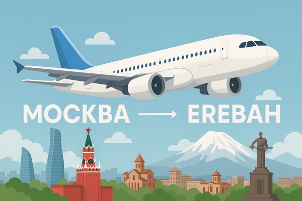 Дешёвые авиабилеты Москва – Ереван: особенности маршрута и поиск выгодных предложений
