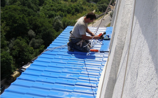 Как установить гидроизоляцию на готовую крышу балкона