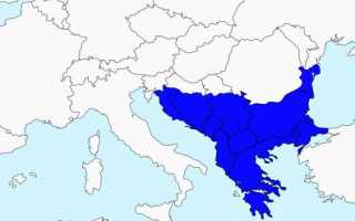 Какие страны расположены на балканском полуострове