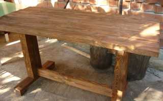 Как сделать красивый стол из дерева