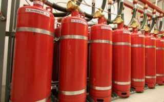 Автоматическая система газового пожаротушения