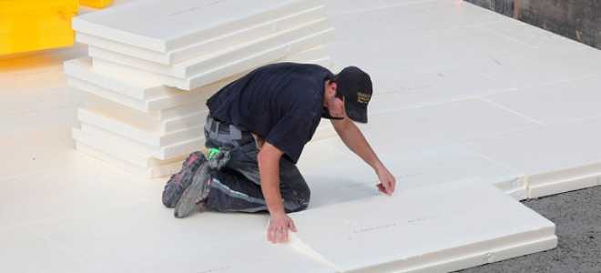 Утепление бетонного пола первого этажа