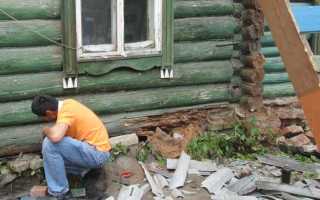 Как отремонтировать старый бревенчатый дом