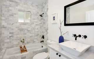 Дизайн совмещенной ванной комнаты с душевой кабиной