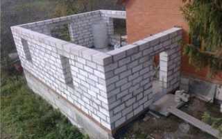 Строительство теплой пристройки к дому из блоков